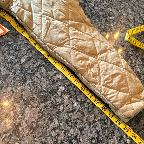 Russ Quilted Camel Puffer Jacket NWT M - Picture 10 of 14
